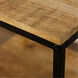 Logan 23 X 22 inch Wood/Black Accent Side Table