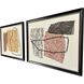 Bold Blends Multi and Black and Brown and Orange Framed Art