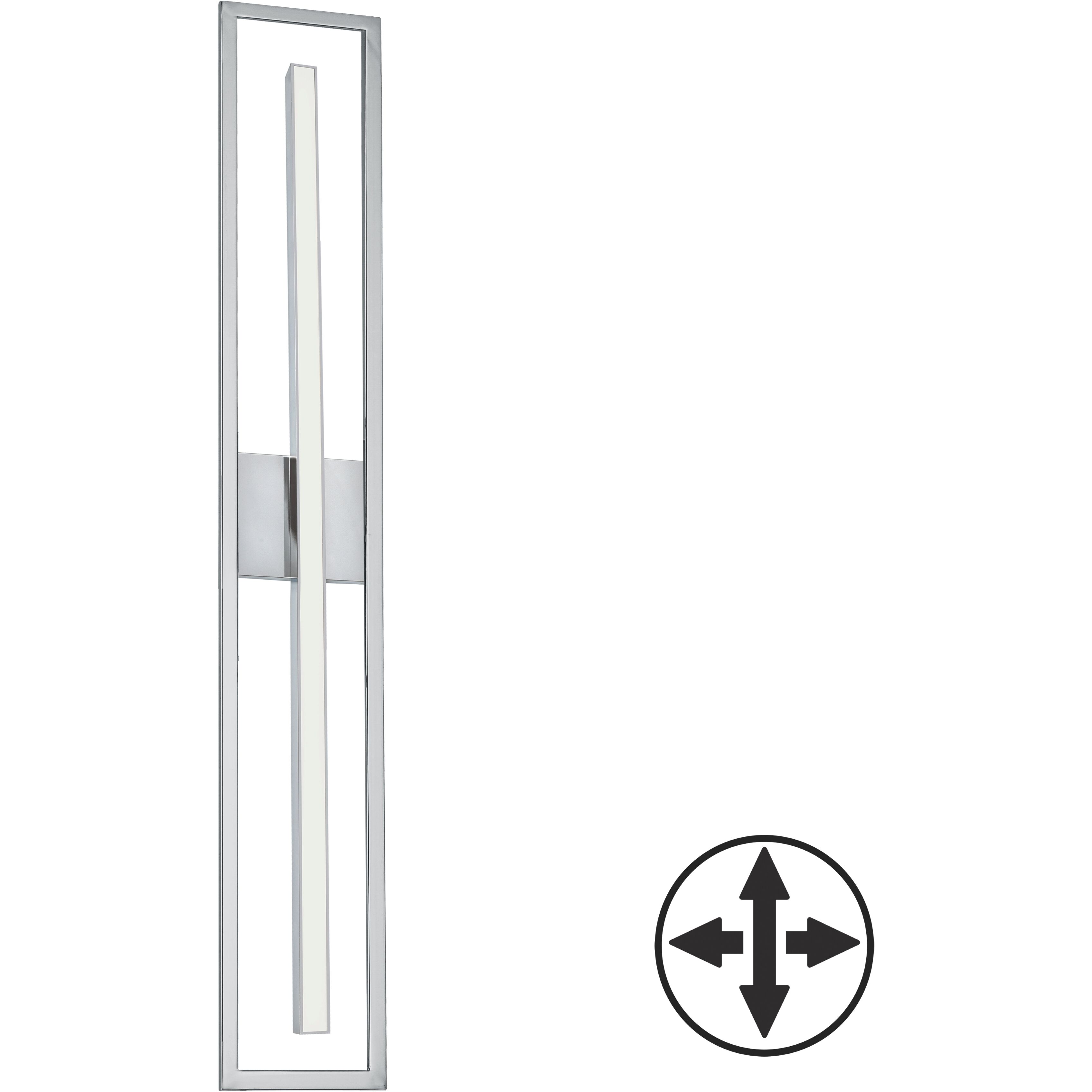 Arandel LED 5.75 inch Polished Chrome Vanity Light Wall Light