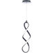Interlace LED 5.13 inch Black Mini-Pendant Ceiling Light, dweLED