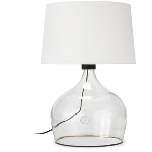 Coastal Living Demi John 26.5 inch 150.00 watt Clear Table Lamp Portable Light, Large