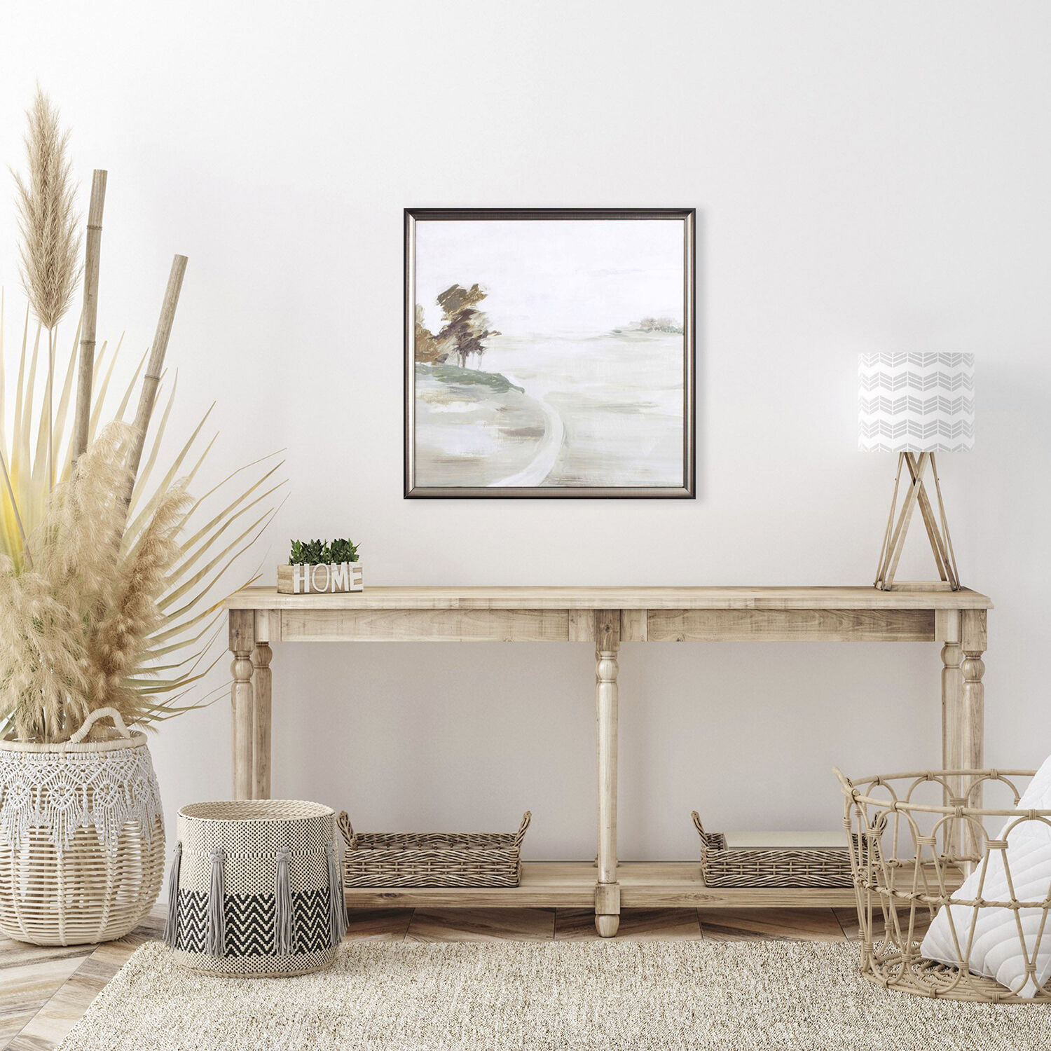 Morning Crisp 21 X 21 inch Non-Glass Framed Art, Propac