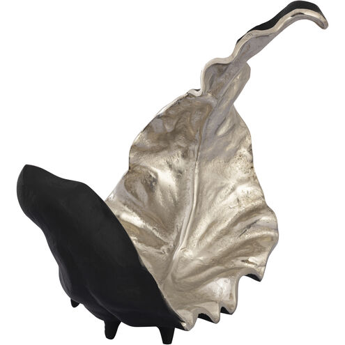 Lamina Silver and Black Object, Leaf