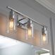 Lambert 3 Light 22 inch Polished Chrome Bathroom Vanity Light Wall Light