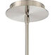 Metropolis LED 30 inch Brushed Nickel Pendant Ceiling Light in 30in.