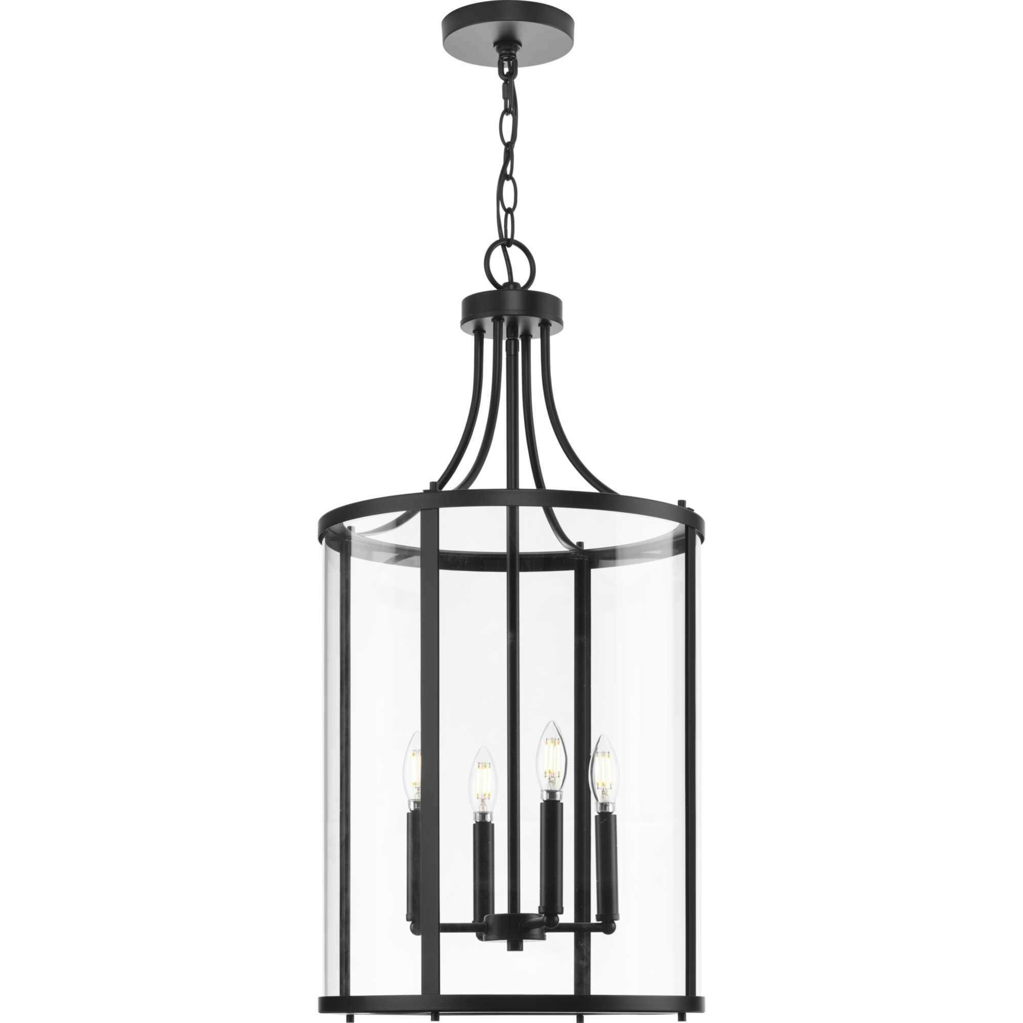 Gilliam 4 Light 15 inch Matte Black Foyer Light Ceiling Light