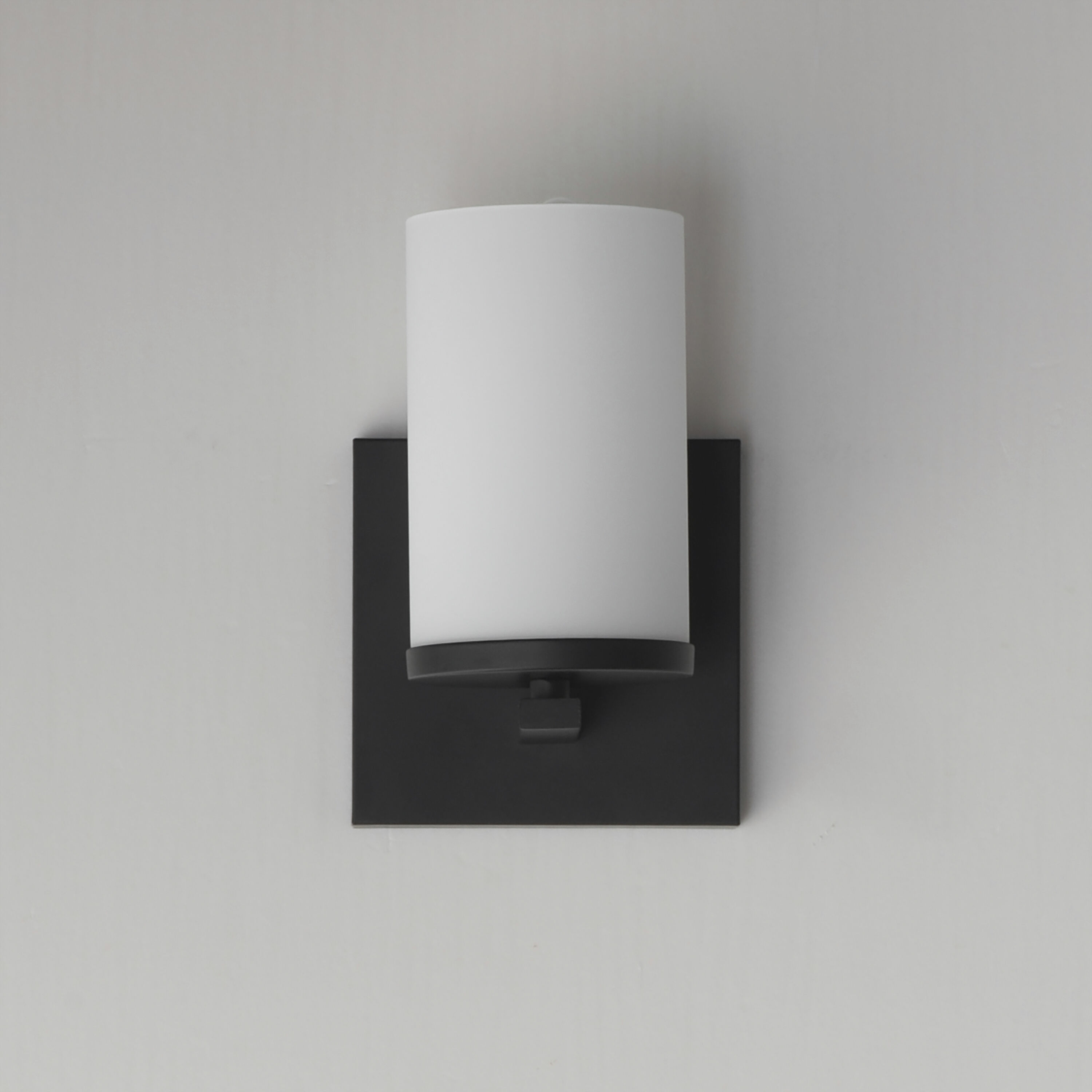 Lateral 1 Light 5 inch Black Wall Sconce Wall Light in Satin White