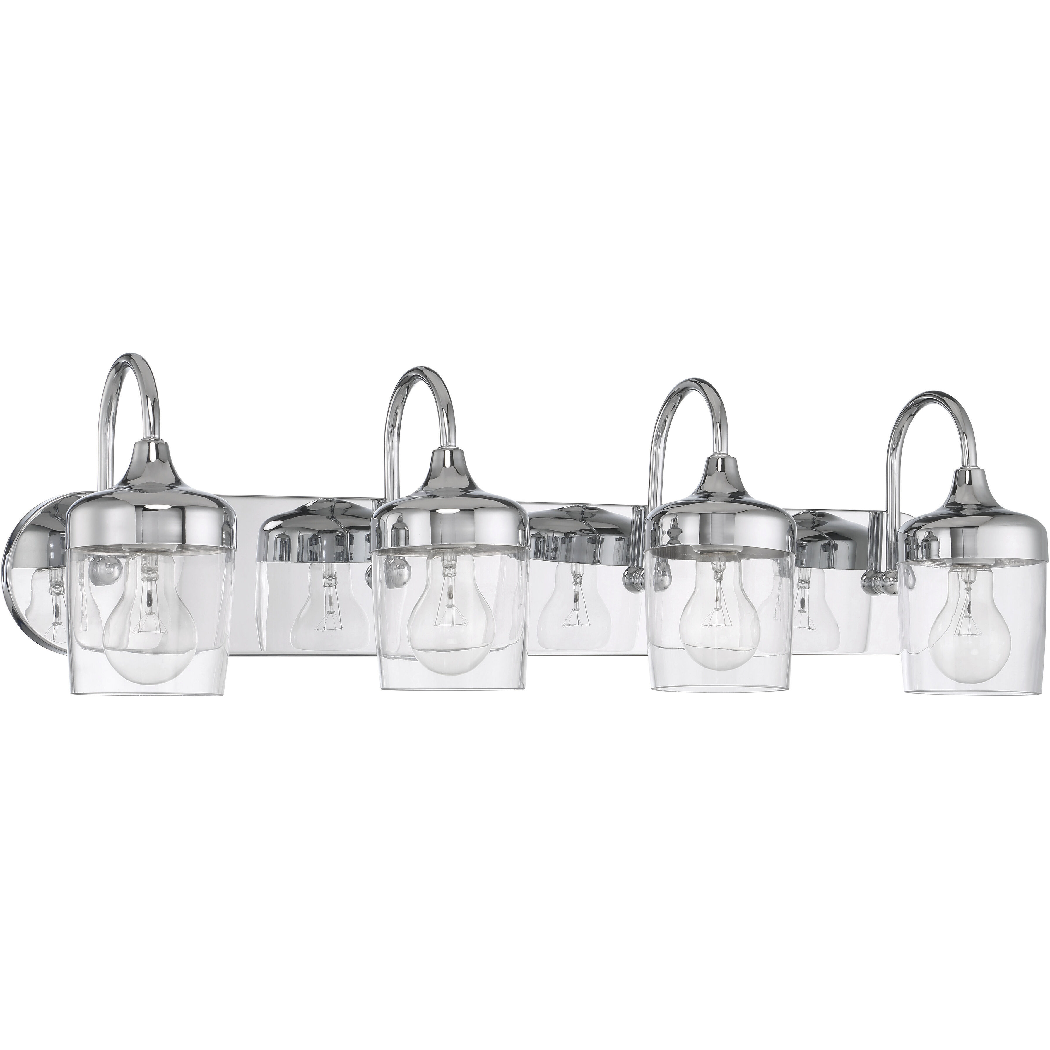 Wrenn 4 Light 30 inch Chrome Vanity Light Wall Light