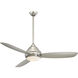 Concept I Wet 58 inch Brushed Nickel Wet Outdoor Ceiling Fan