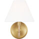 C&M by Chapman & Myers Laguna 1 Light 7 inch Burnished Brass Sconce Wall Light