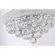 Canada 3 Light 13.5 inch Chrome Flush Mount Ceiling Light