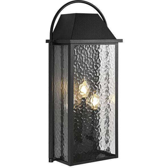 Dew 3 Light 10 inch Matte Black Wall Sconce Wall Light