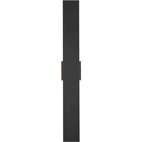 Waylen 2 Light 34 inch Black Outdoor Wall Sconce