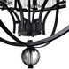 Arkansas 6 Light 30 inch Black Chandelier Ceiling Light