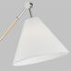 AERIN Remy 50 inch 9 watt Polished Nickel Task Floor Lamp Portable Light