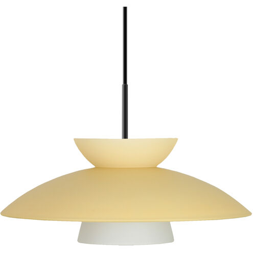 Trilo 15 LED Black Cord Pendant Ceiling Light
