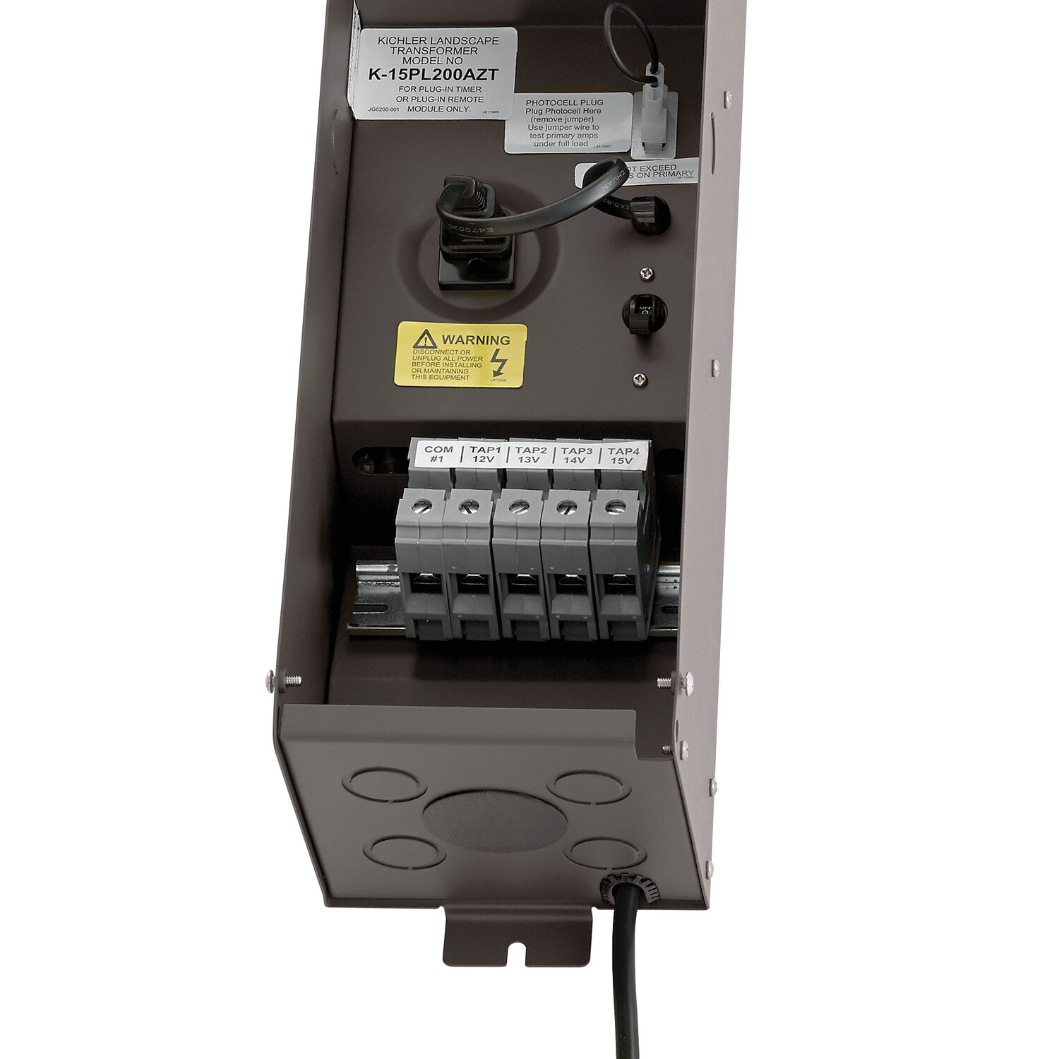 Transformer - Plus Series 120 Textured Architectural Bronze Landscape 12V Transformer 