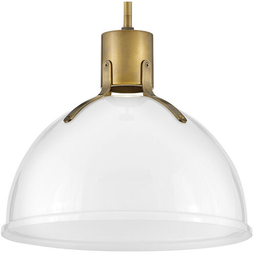 Argo LED 14 inch Heritage Brass Indoor Pendant Ceiling Light
