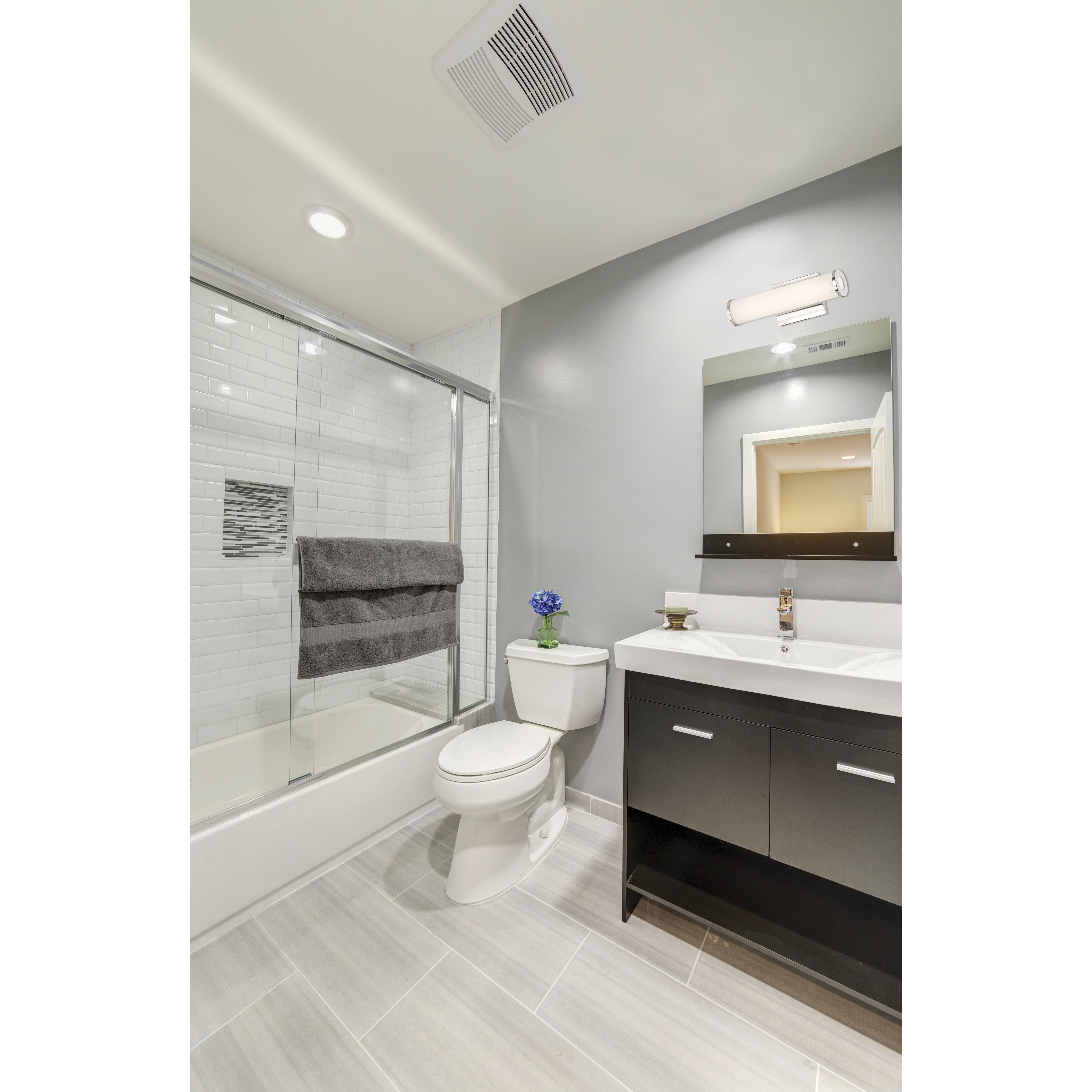 Saber LED 14.5 inch Polished Nickel Vanity Light Wall Light