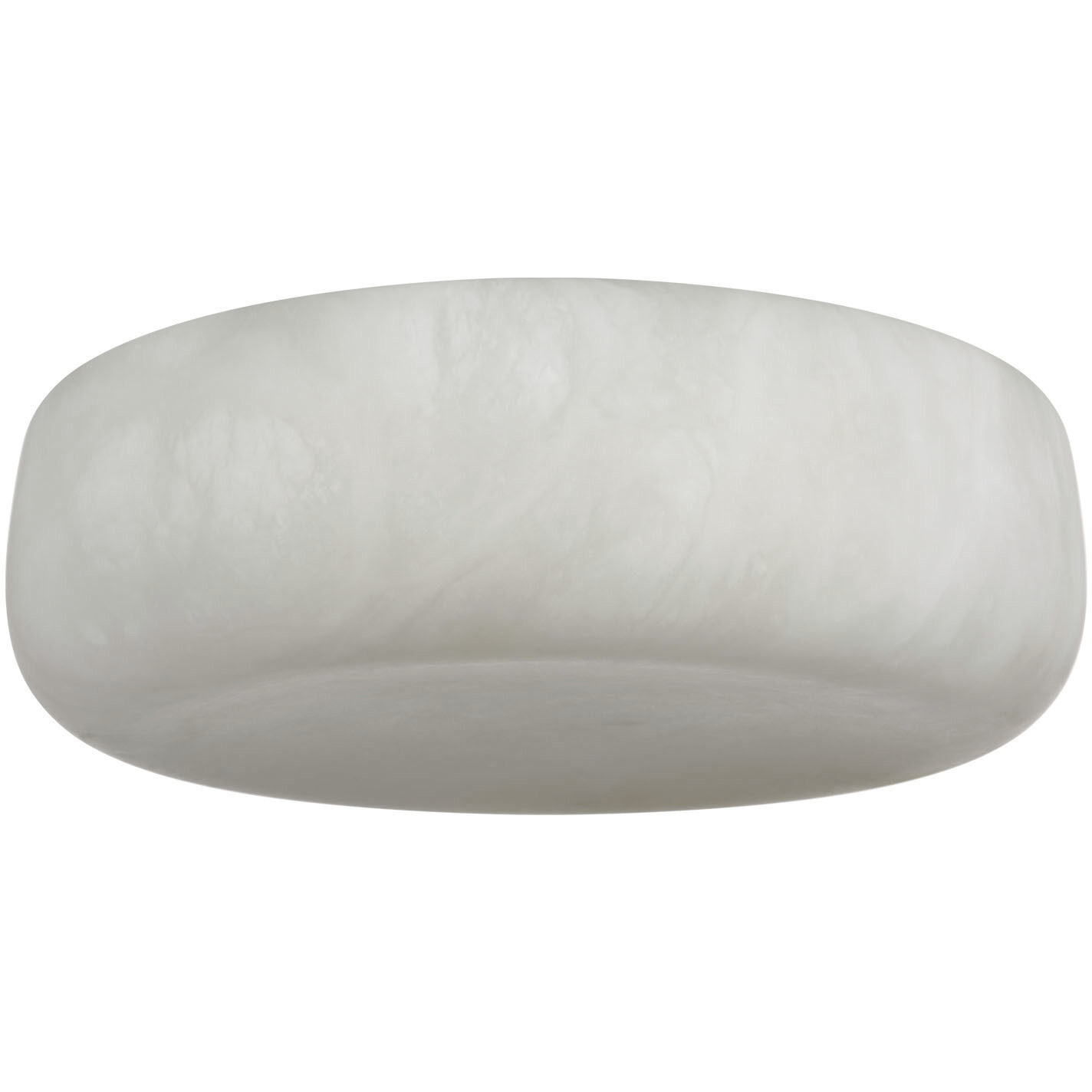 Kelly Wearstler Formosa LED 17 inch Alabaster and Polished Nickel Flush Mount Ceiling Light