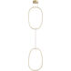Circa LED 26 inch Gold Pendant Ceiling Light