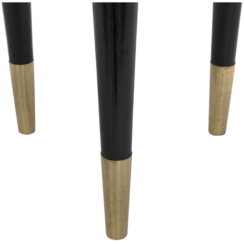 Maganini 25 X 25 inch Charcoal Black Side Table