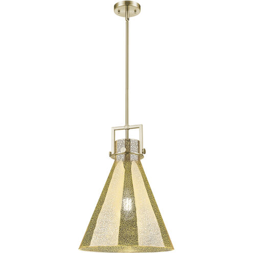 Downtown Urban Newton Cone 1 Light 14 inch Champagne Bronze Pendant Ceiling Light in Mercury