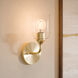 Ilia 1 Light 6 inch Brushed Gold Wall Sconce Wall Light