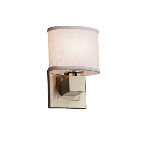 Textile LED 6.5 inch Matte Black ADA Wall Sconce Wall Light