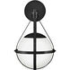 Colby 1 Light 9.25 inch Black Sconce Wall Light