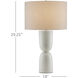 Linz 29.25 inch White Table Lamp Portable Light