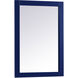 Cole 32 X 22 inch Blue Vanity Mirror