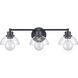 Julian Vanity Light Wall Light in Matte Black