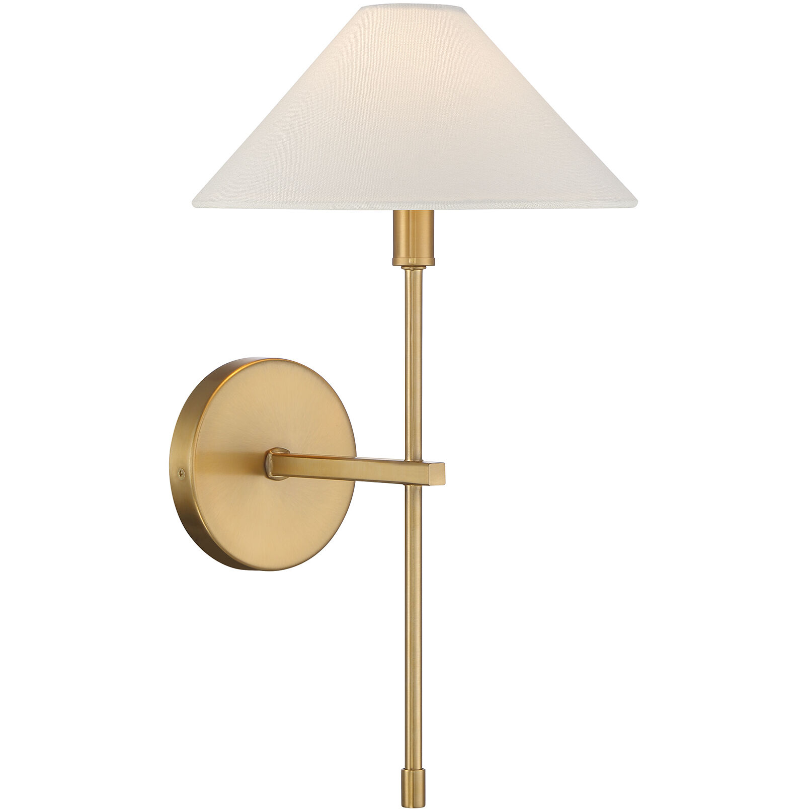 Avon 1 Light 9 inch Warm Brass Wall Sconce Wall Light