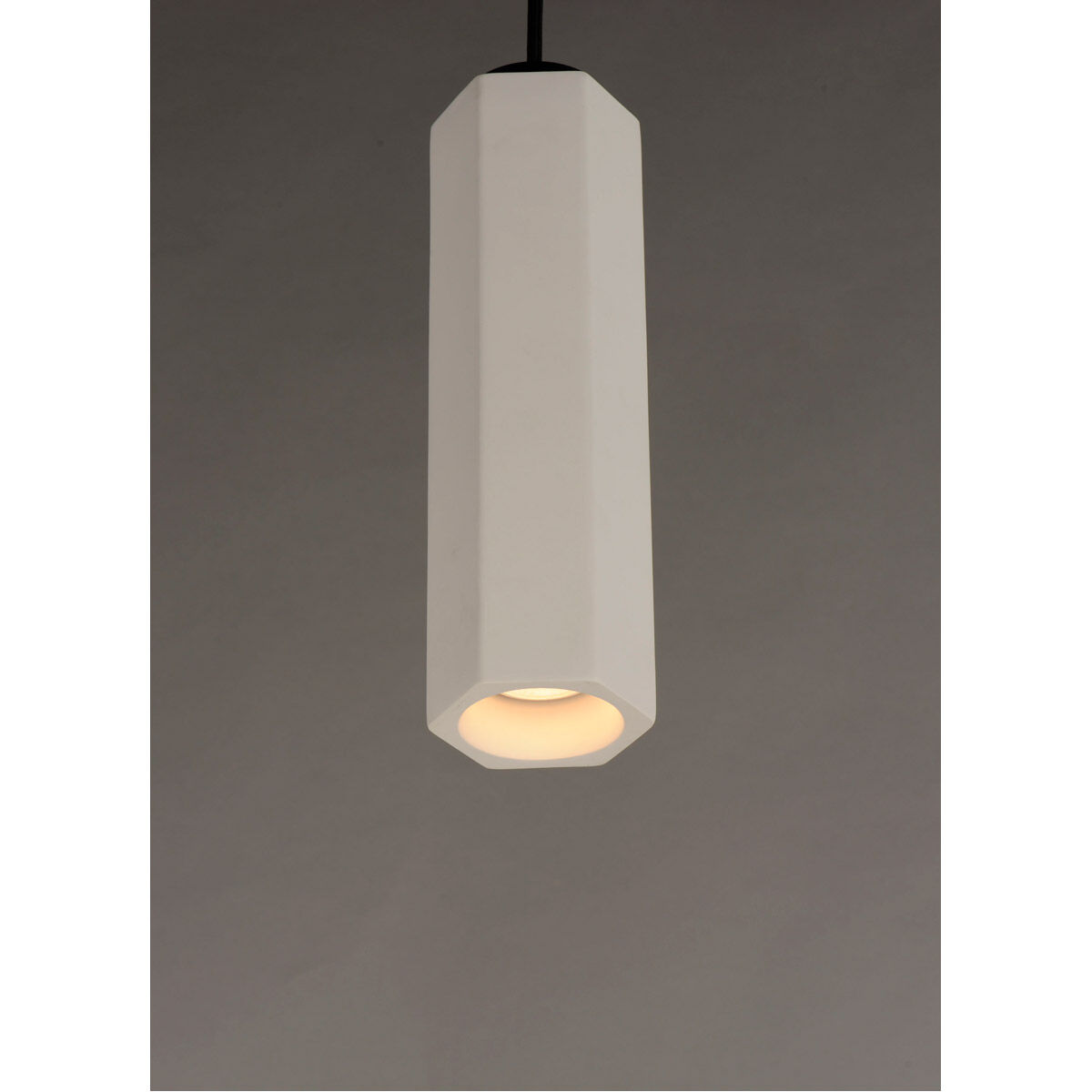 Allen LED 3.25 inch White and Black Single Pendant Ceiling Light