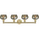 Fenton 4 Light 33.5 inch Brushed Brass Bath Vanity Light Wall Light in Mercury