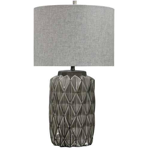 Alton 37 inch 150.00 watt Dark Gray Ceramic Finish Table Lamp Portable Light