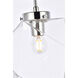 Lawrence 1 Light 10 inch Chrome Flush Mount Ceiling Light