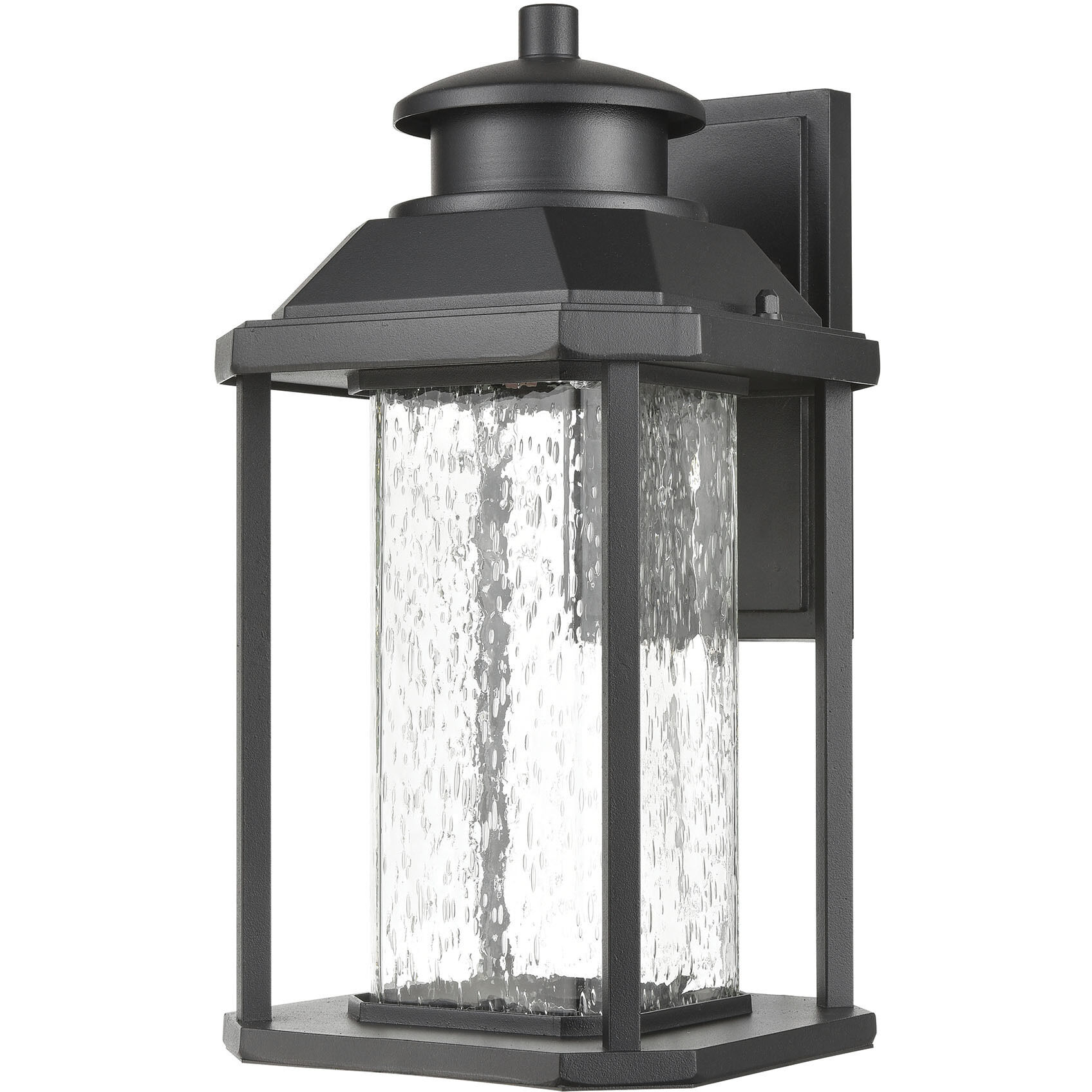 Irvine LED 13 inch Matte Black Outdoor Sconce