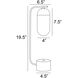 Firefly 19.5 inch 60.00 watt White Table Lamp Portable Light