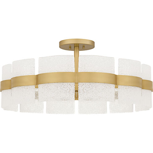 Sweeney 6 Light 30 inch Soft Gold Semi-Flush Mount Ceiling Light, Extra Large
