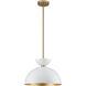 Corbell 3 Light 14 inch Matte White Pendant Ceiling Light