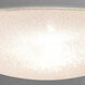 Sonya 17 2 Light 17 inch White Flush Mount Ceiling Light in Halogen, Glitter Glass