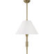 Leland 2 Light 50 inch Aged Brass Island Light Ceiling Light