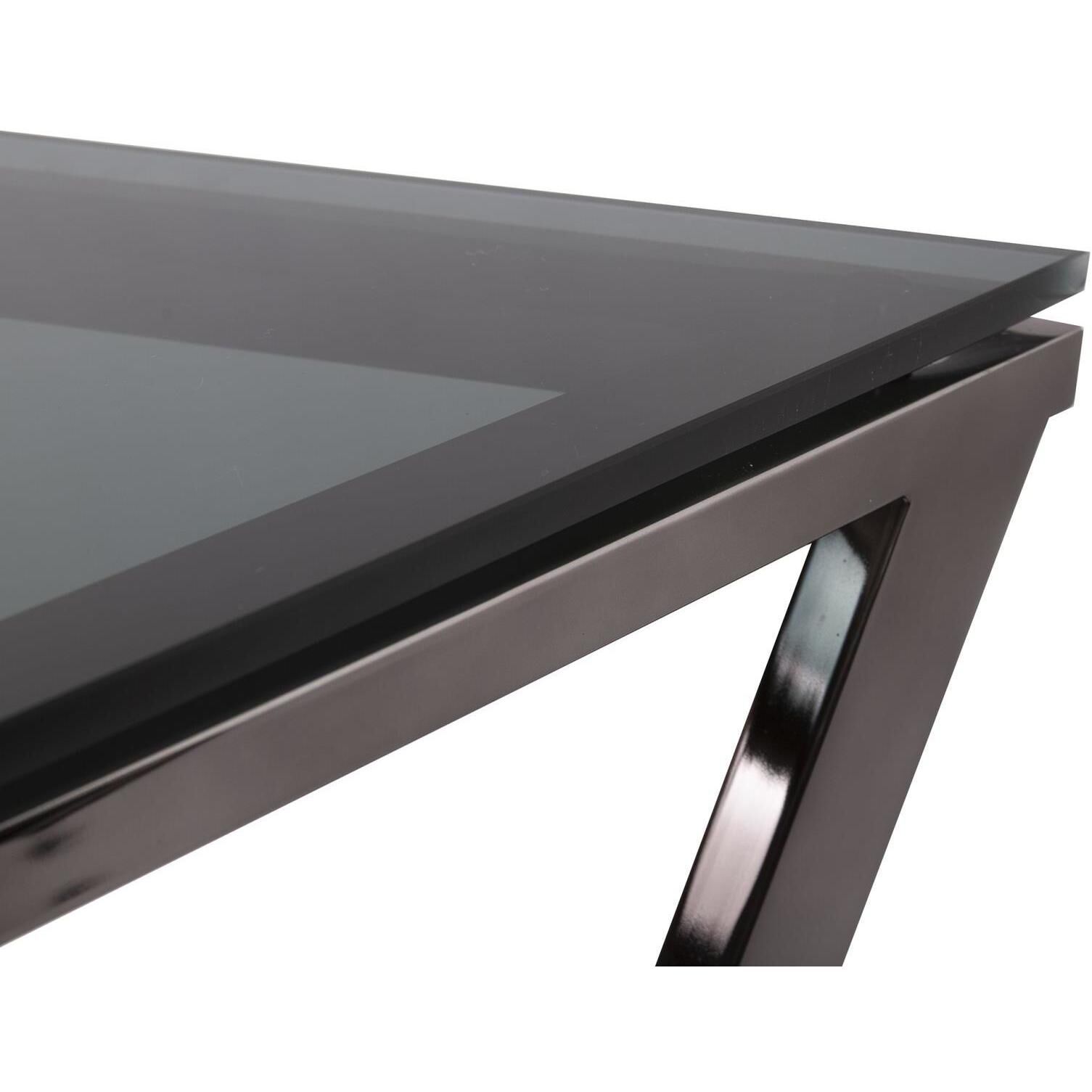 Talen Twist 32.25 X 18.5 inch Nickel Table