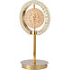 Canada 27 inch 25.00 watt Gold LED Table Lamp Portable Light