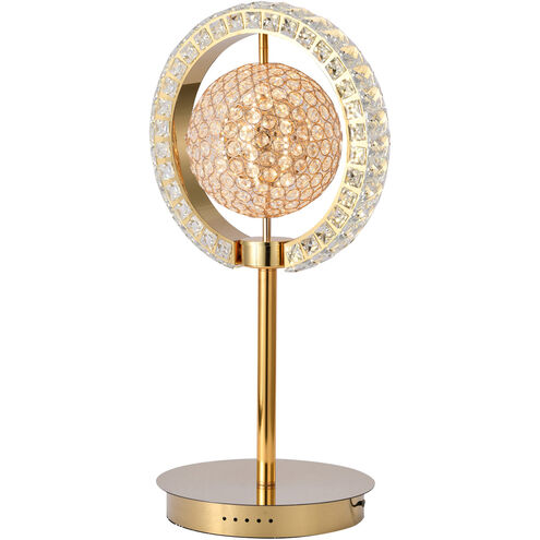 Canada 27 inch 25.00 watt Gold LED Table Lamp Portable Light