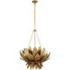 Marie Flanigan Sinclair LED 26 inch French Gild Sculpted Chandelier Ceiling Light