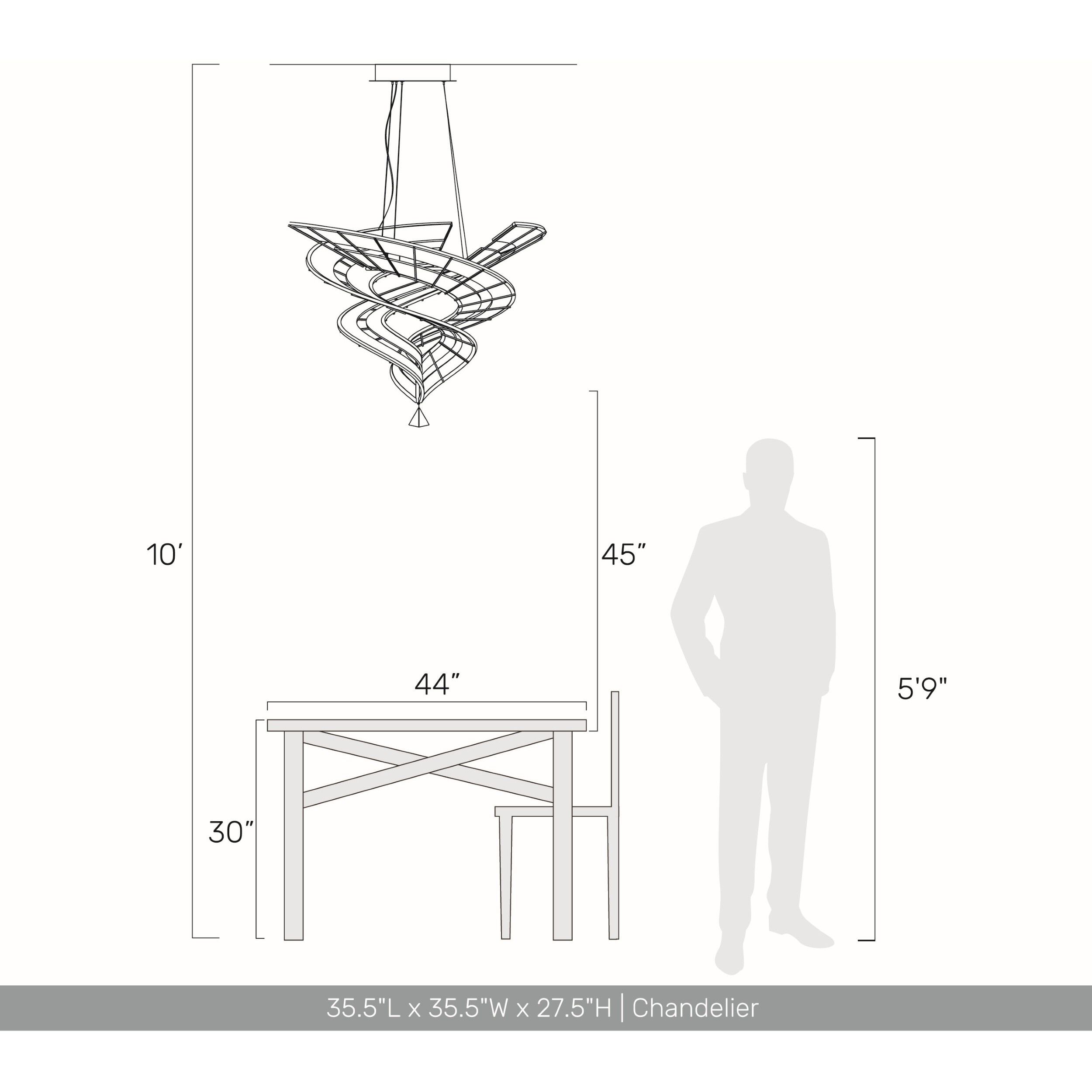 Ziva Aurora Pendant Ceiling Light