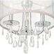 Hampton 3 Light 14 inch Polished Chrome Mini Chandelier Ceiling Light
